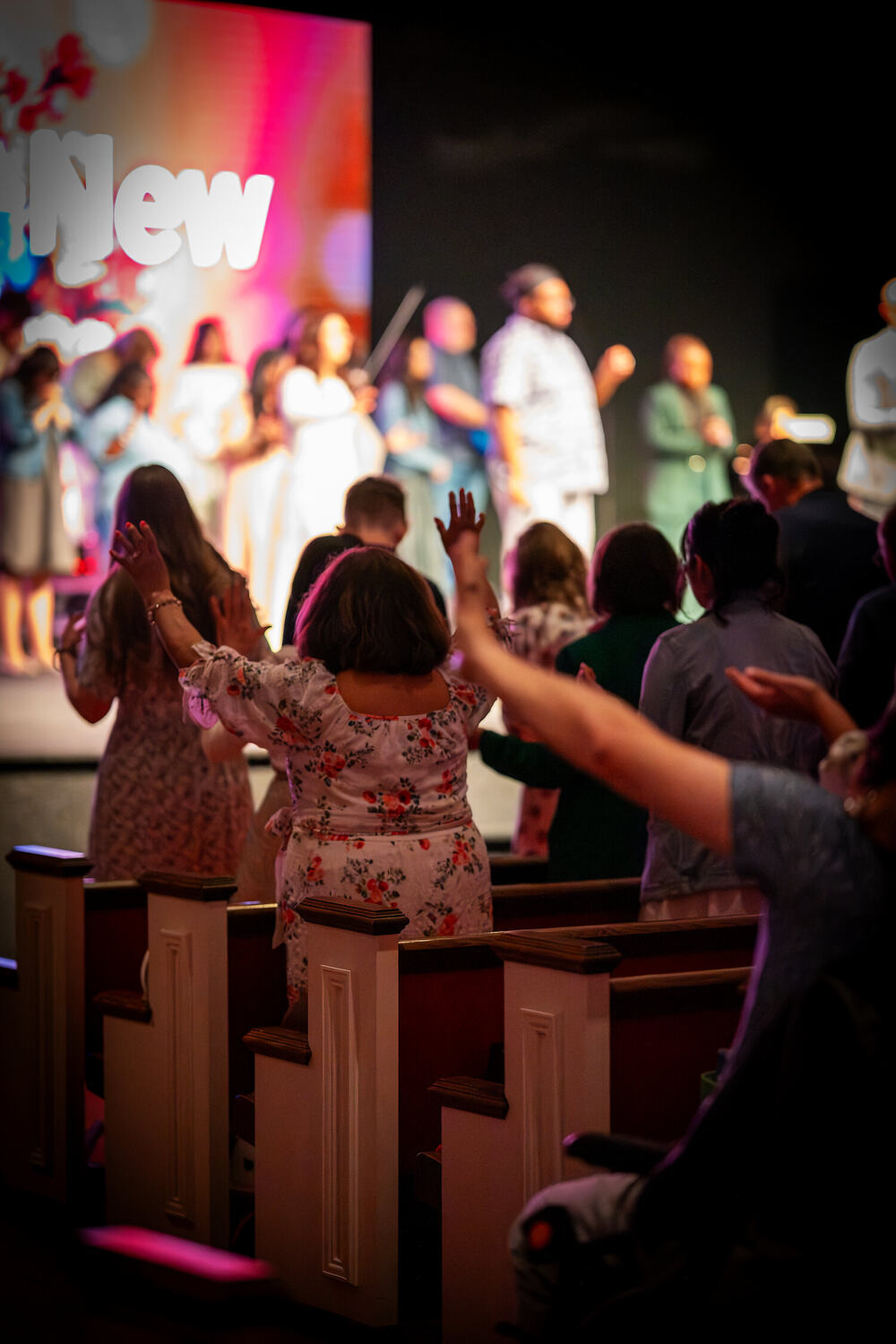 The GraceValley community in worship